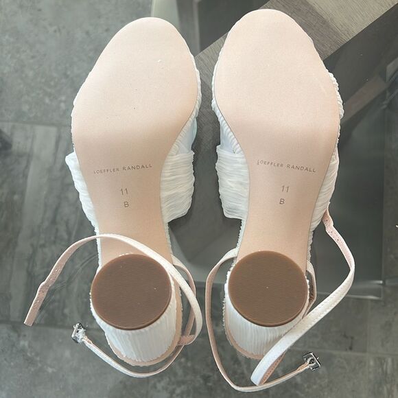 Loeffler Randall Reed High Heel Pleated Sandals, New, Size 11 - Picture 8 of 13